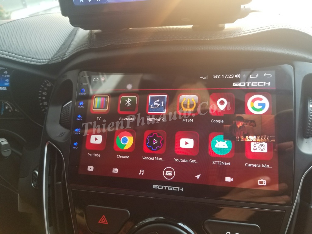 Màn hình ô tô Android Gotech GT8 Max cho xe Ford Focus 2013-2017