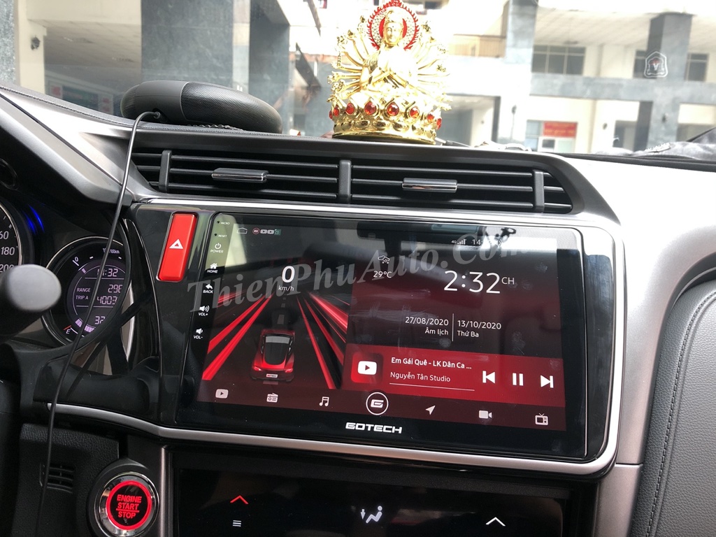 Màn hình ô tô Android Gotech GT6 Max cho xe Honda City 2014 - 2020