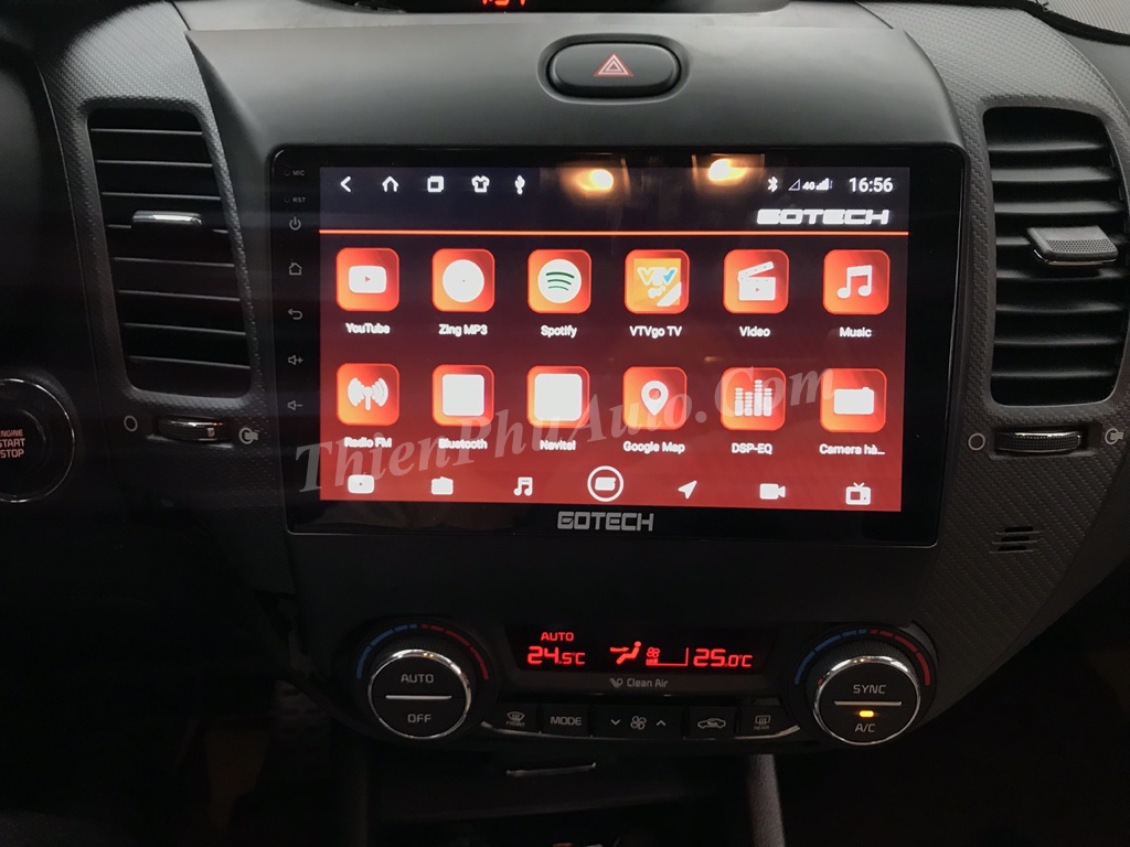 Màn hình ô tô Android Gotech GT8 cho xe Kia Cerato 2015 -2016 