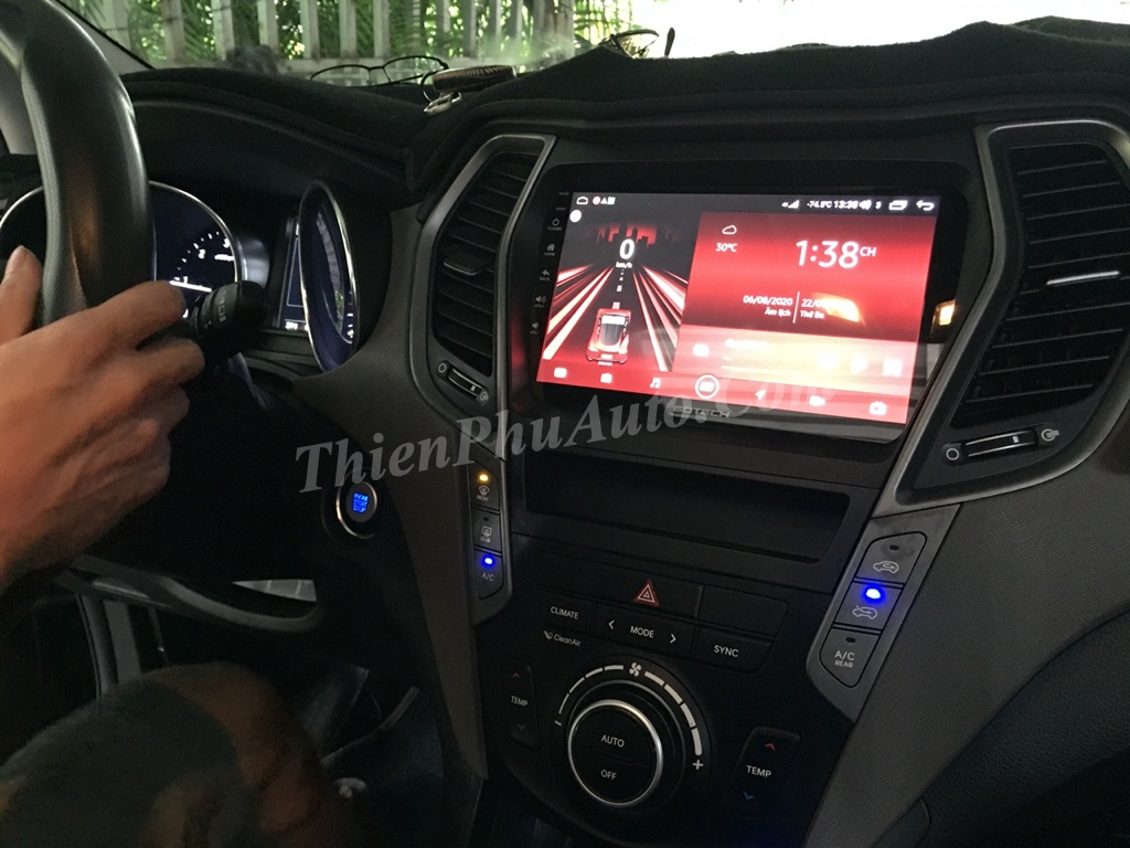 Màn hình ô tô Android Gotech GT8 cho xe Hyundai Santafe 2013 - 2017