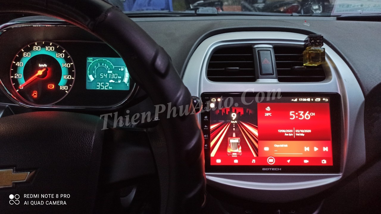 Màn hình ô tô Android Gotech GT8 cho xe Chevrolet Spark 2017-2019
