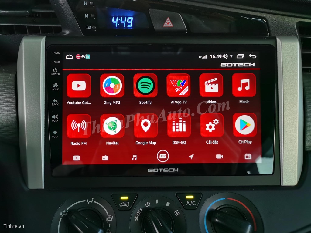 Màn hình ô tô Android Gotech GT8 cho xe Toyota Innova 2018-2020