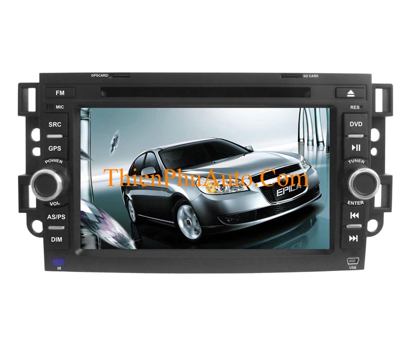 Đầu DVD theo xe Chevrolet CAPTIVA 2007-2011, xe Epica, Lova, GMC , màn hình 7 inch, cắm giắc theo xe