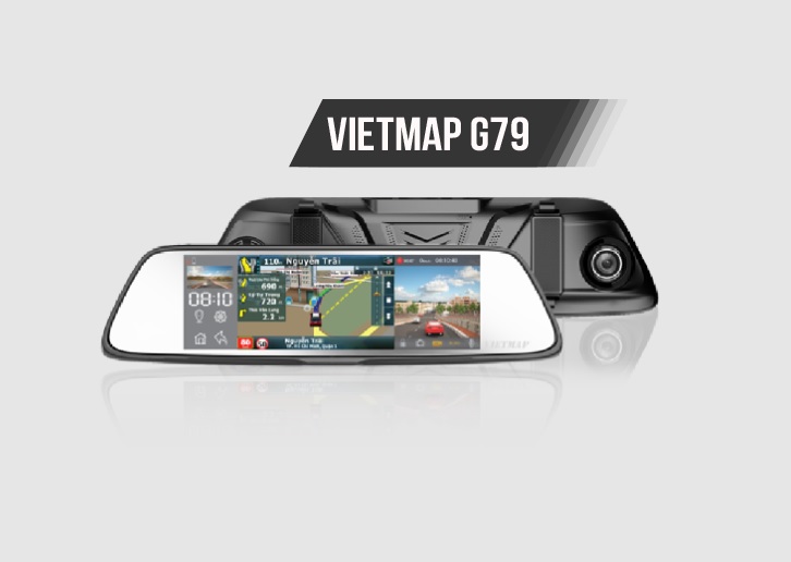 Vietmap G79 | Gương chiếu hậu- cam hành trình - dẫn đường S1