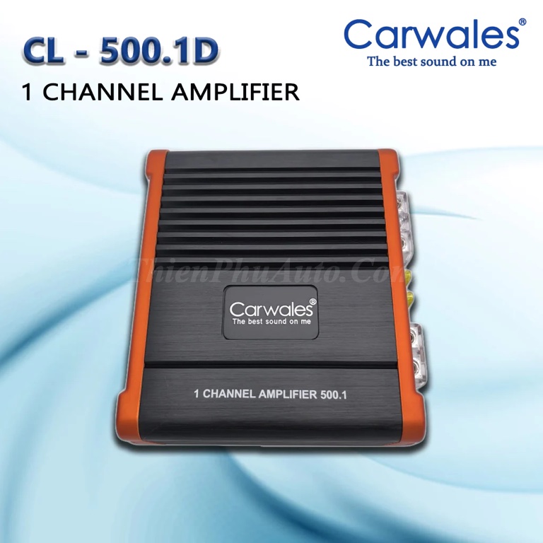 Carwales CL-500.1D | Âm ly Sub 1 kênh cho Sub hơi ô tô