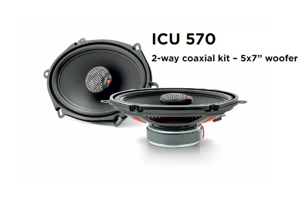 FOCAL ICU 570 | Loa đồng trục 2 đường tiếng - Woofer 5x7 inch