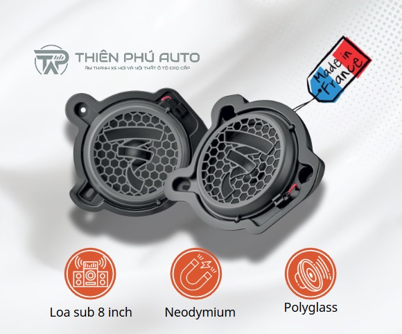 Loa siêu trầm Focal ISUB MBZ v2 LHD cho xe Mercedes-Benz