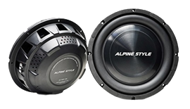 Alpine AS-SWD-10D - Loa sub hơi 10inch (dạng mỏng) dành cho Ford Everest, Kia, Carnival,..vv