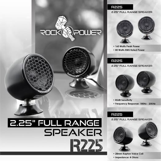 ROCKPOWER R225 - Loa taplo toàn dải fullrange mini