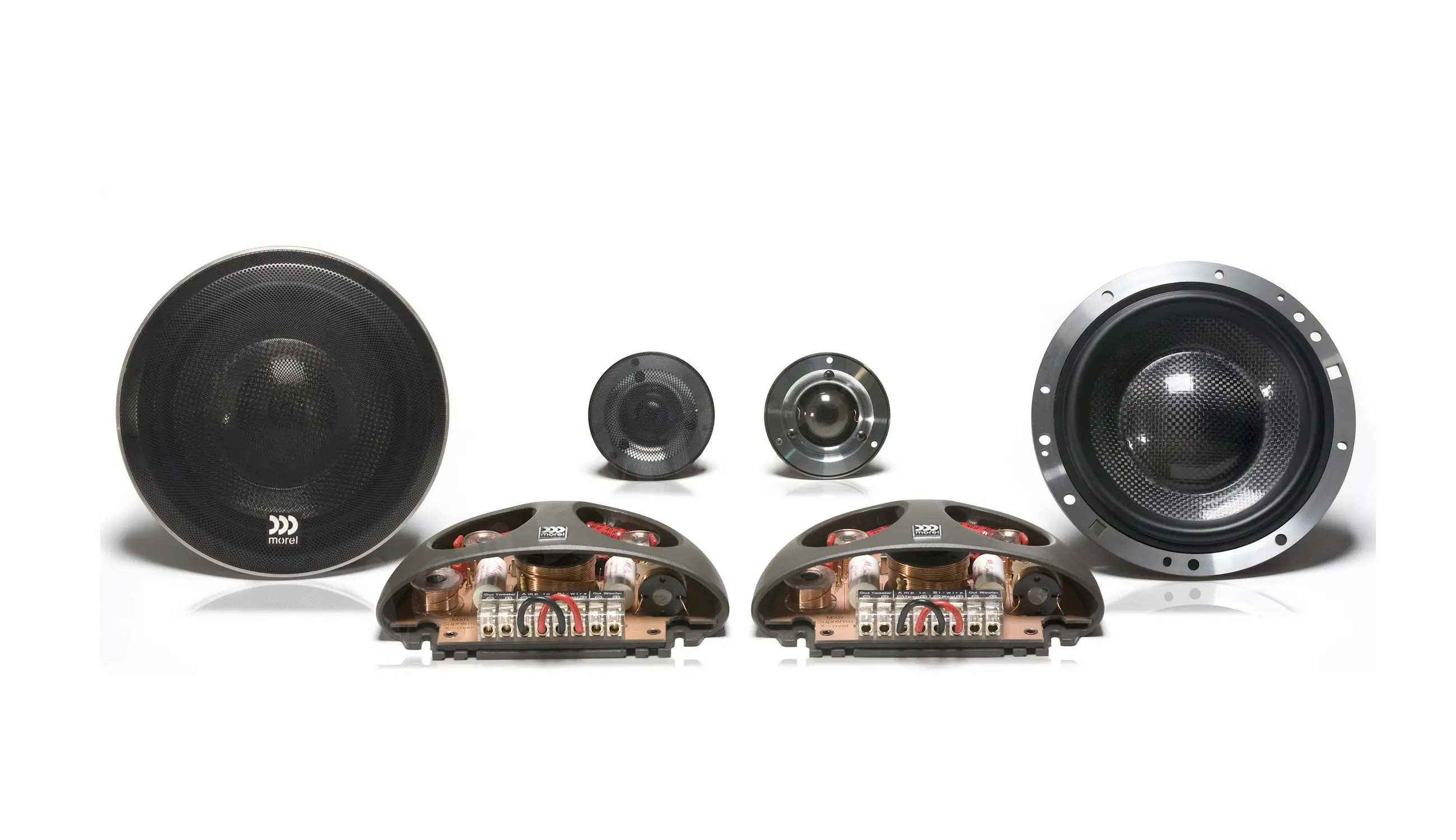 Morel Supremo 602 - Loa cánh ô tô, phân tần 2 way, 140/600w, 40-25khz, 89db