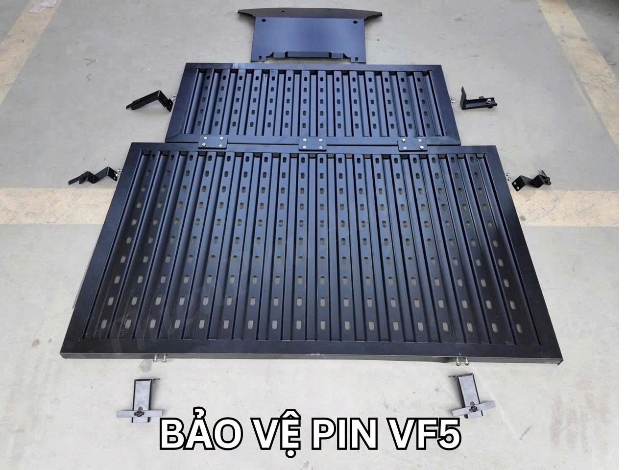 Ốp bảo vệ pin Vinfast VF5 - Tấm thép chống xước pin, nặng 21kg, chống sập gầm, giữ bảo hành hãng