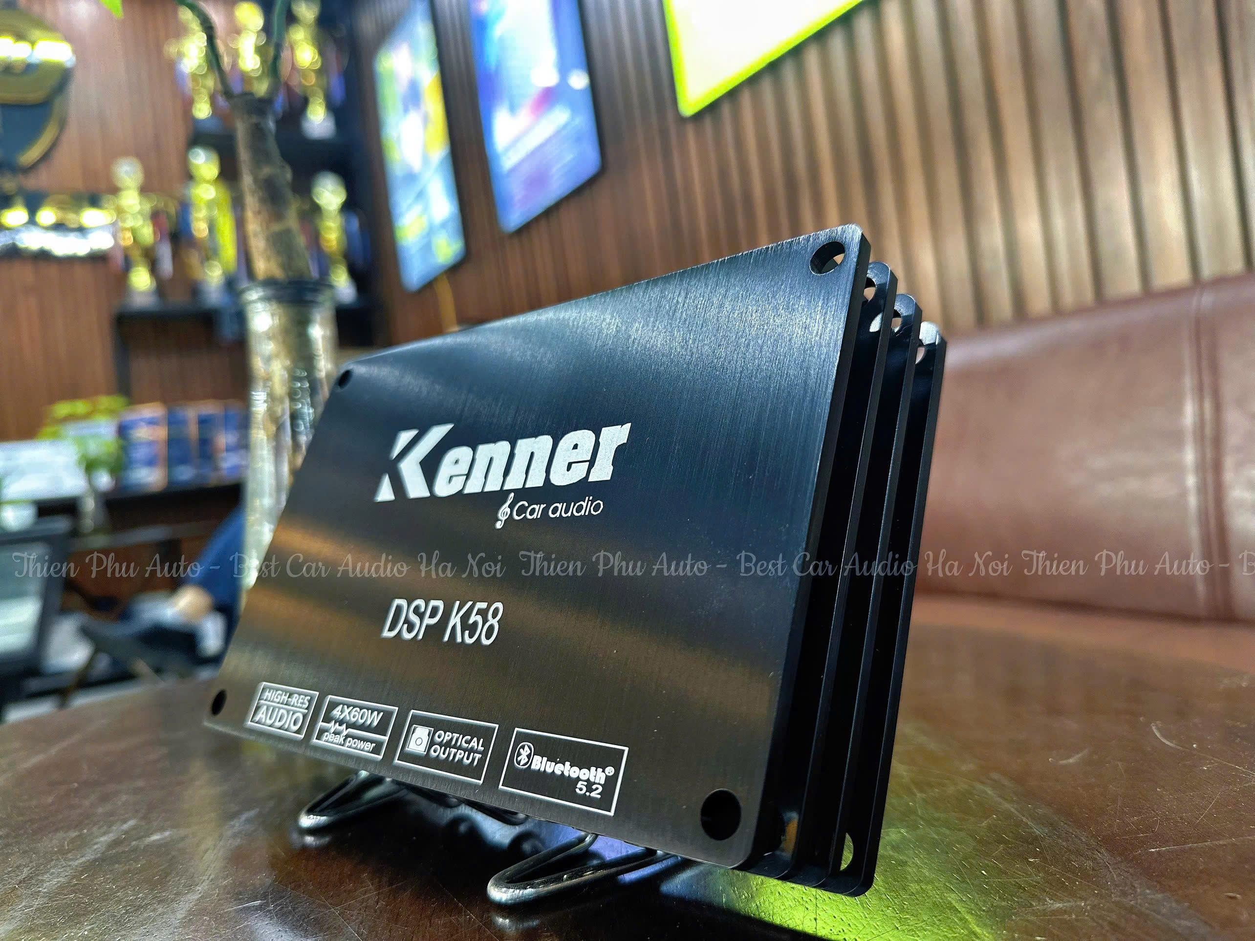 Kenner K58 - Bộ điều chỉnh âm thanh 6 kênh DSP, 4 kênh âm ly, 240w max, 31 band 