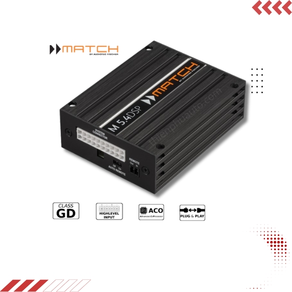 Plug & Play DSP 9 kênh liền 5 kênh âm ly MATCH M 5.4DSP