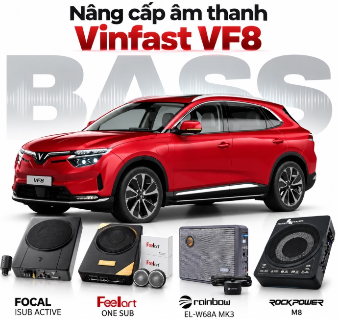 Combo nâng cấp âm thanh VinFast VF8