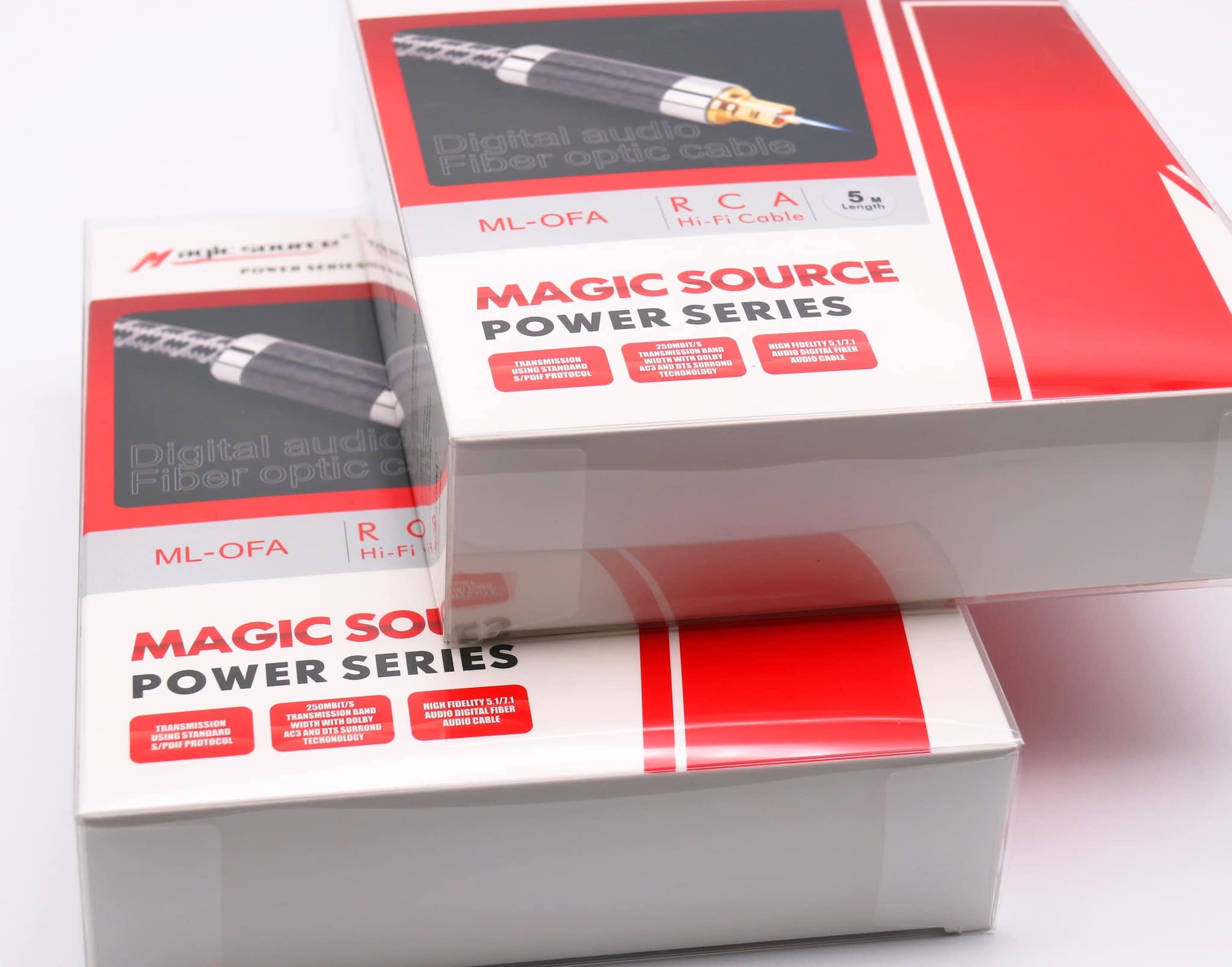 Magic Source - Dây tín hiệu cáp quang âm thanh ô tô, chùm sáng tập trung, giảm phản xạ 